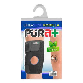 Pura + Ortesis Rodillera Con Hueco Talla Unica