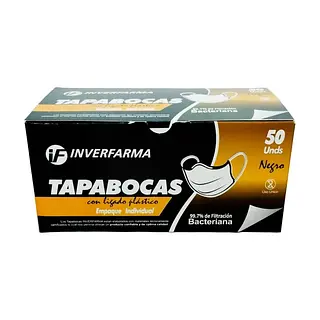 Tapabocas Negro