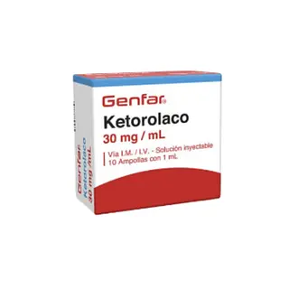 Ketorolaco 30 Mg/1 Ml Inyectable