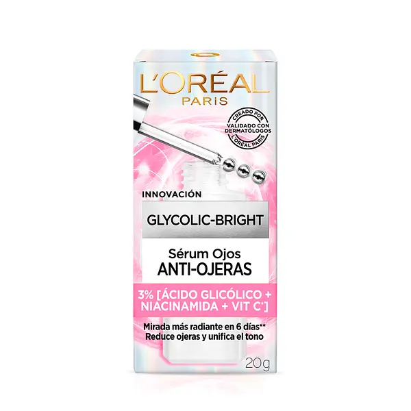 Serum Loreal Ojos Glycolic Bright