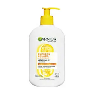 Crema Garnier Limpiadora Nutritiva Express Aclara Anti-Manchas Vitamina C