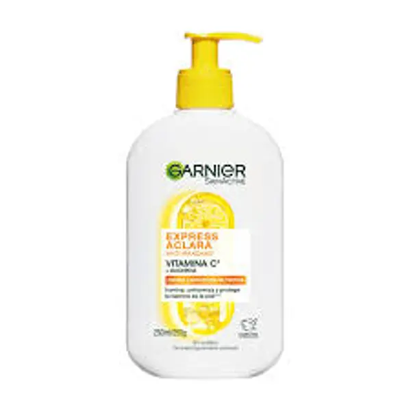Crema Garnier Limpiadora Nutritiva Express Aclara Anti-Manchas Vitamina C