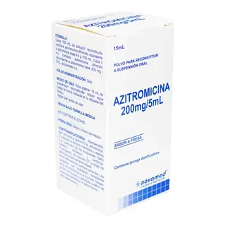Azitromicina 200 Mg/5 Ml Suspensión Oral