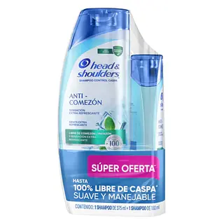 Shampoo Head & Shoulders Comezón + Shampoo H & S Comezón