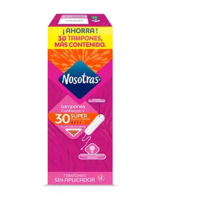 Tampon Nosotras Digital Super Sin Aplicador