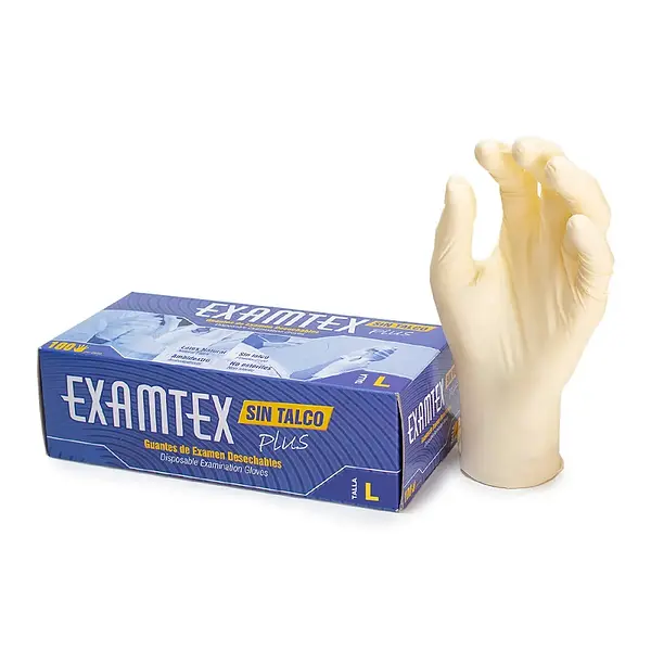 Guante Latex Examtex