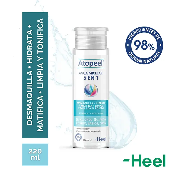 Atopeel Agua Micelar 5 En 1