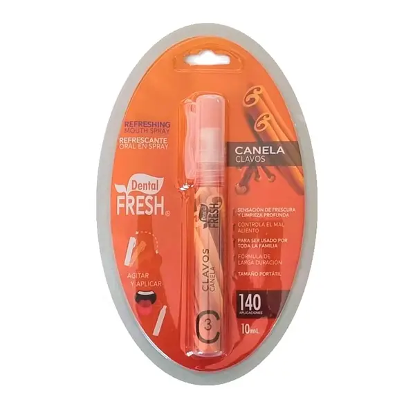 Refrescante Bucal Spray Clavos Canela