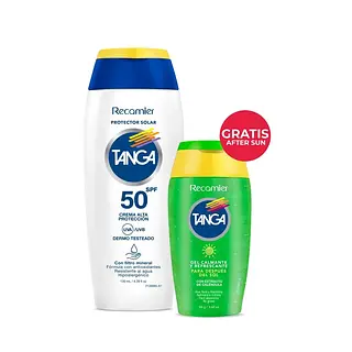 Protector Solar Tanga Spf 50 Crema +L Gratis Gel