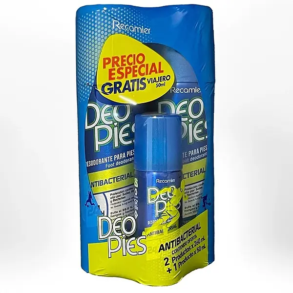 Desodorante Deo Pies Antibacterial + Deo Pies