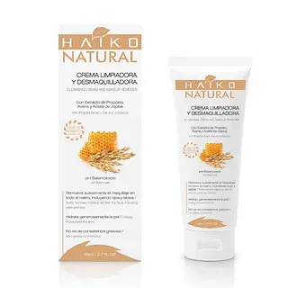 Crema Facial Haiko Natural Limpiadora Y Desmaquillante