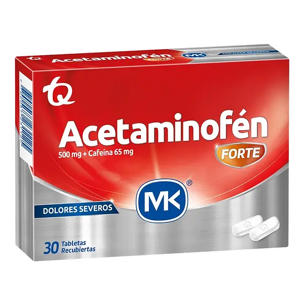 Acetaminofen Forte 500 Mg/65 Mg