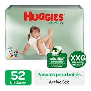 Pañales Etapa 5 Xxg Huggies Active Sec