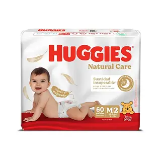 Pañales Etapa 2 M Huggies Natural Care