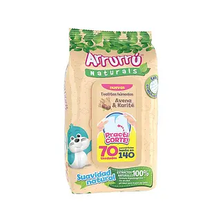 Toallitas Húmedas Arrurrú Avena