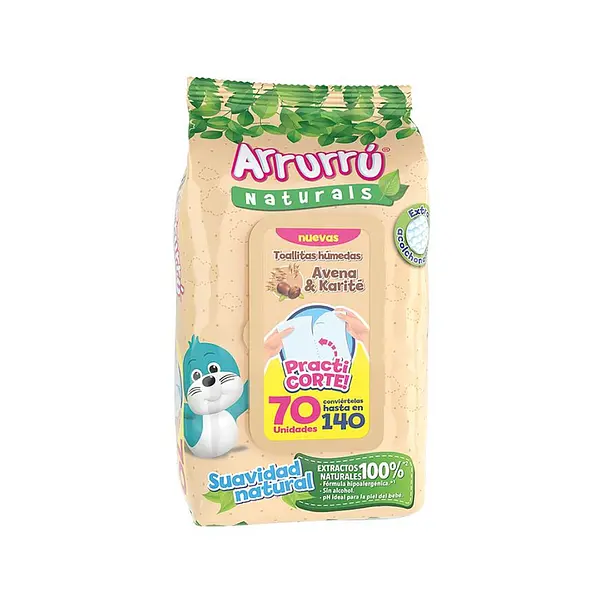 Toallitas Húmedas Arrurrú Avena