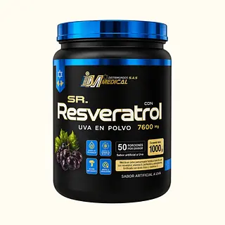 Sr. Resveratrol 7.600 Mg Uva Polvo