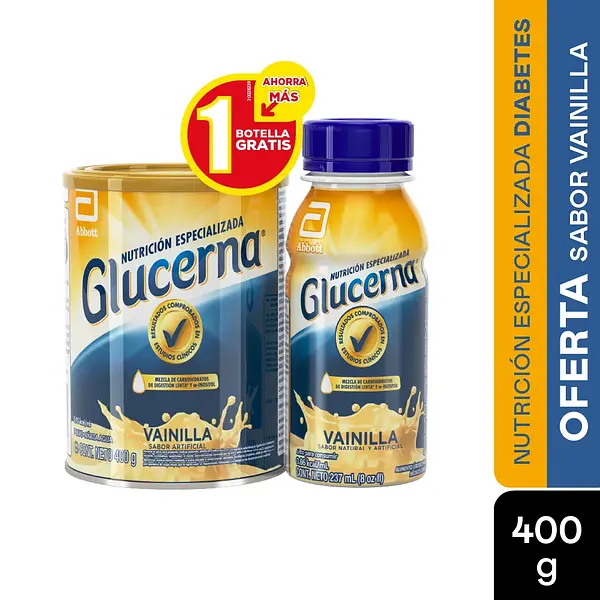 Glucerna Vainilla / Glucerna Liquido Botella
