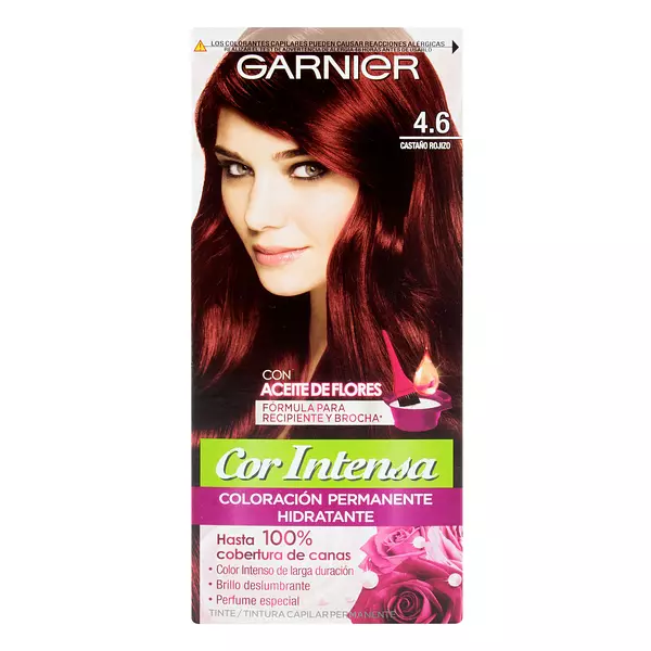 Tinte Nutrisse Garnier 4.6 Castaño Rojo