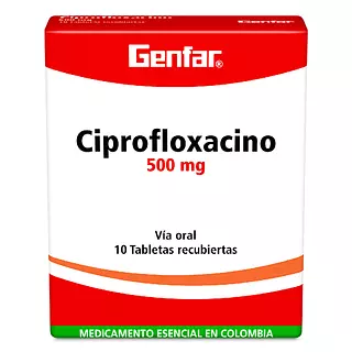 Ciprofloxacino 500 Mg