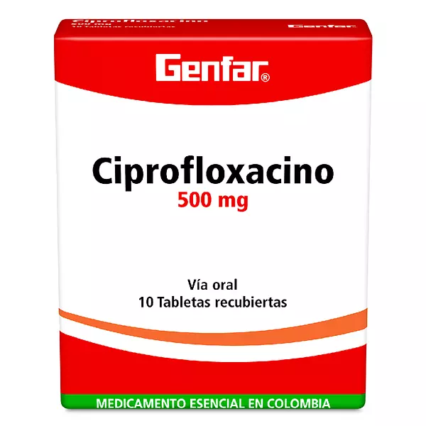 Ciprofloxacino 500 Mg