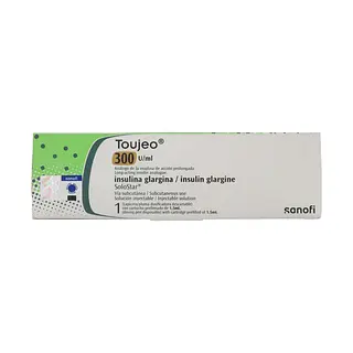 Toujeo Insulina Glargina 300u/Ml