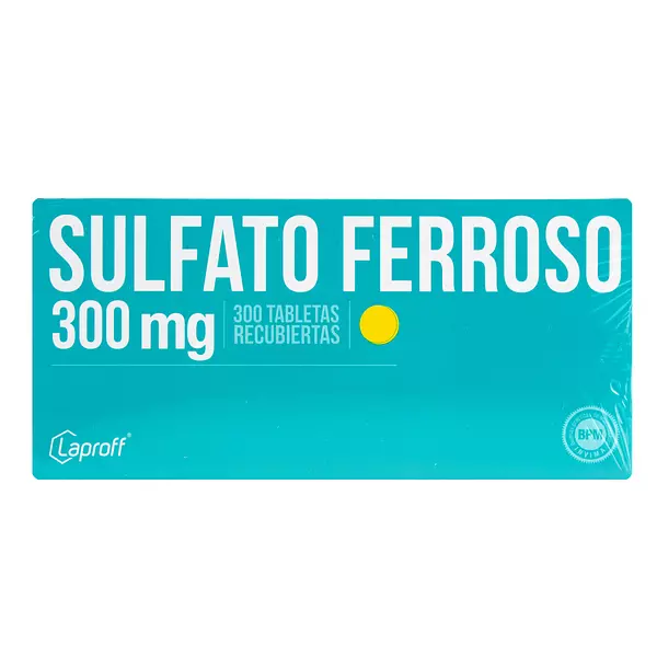 Sulfato Ferroso 300 Mg