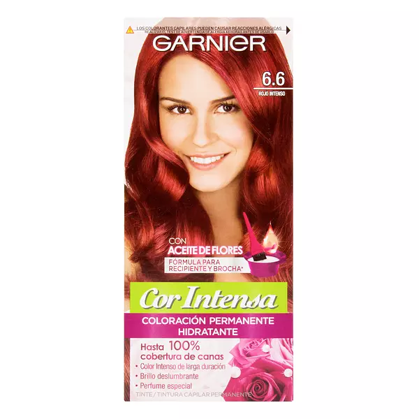 Tinte Nutrisse Garnier 6.6 Rojo Intenso