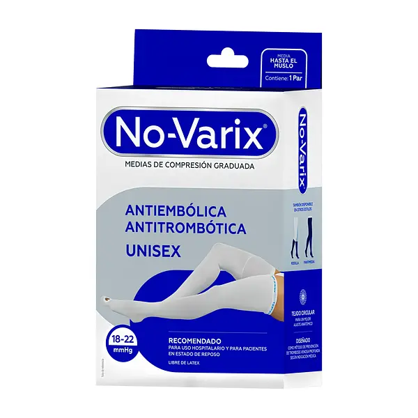 Media Antiembólica Cadera Unisex No-Varix