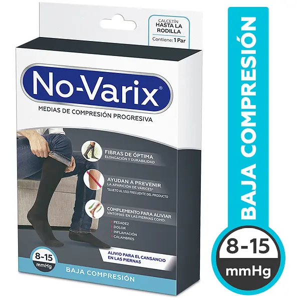 Calcetin Hombre No-Varix Negro