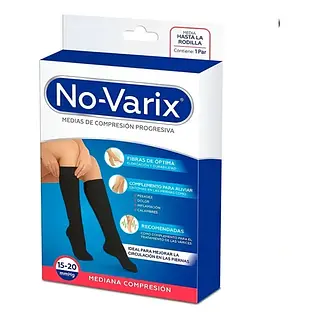 Calcetin Novarix Negro Mujer