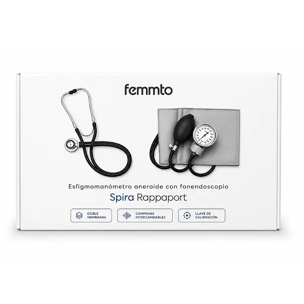 Esfigmomanómetro Aneroide Con Fonendoscopio Femmto Spira Rap