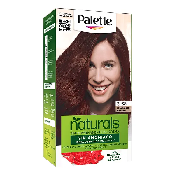 Palette Natural Tubo 3-68 Chocolate Oscuro