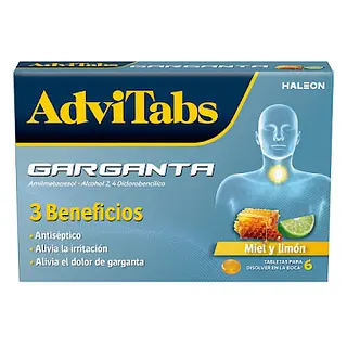 Advitabs Garganta Miel Y Limón