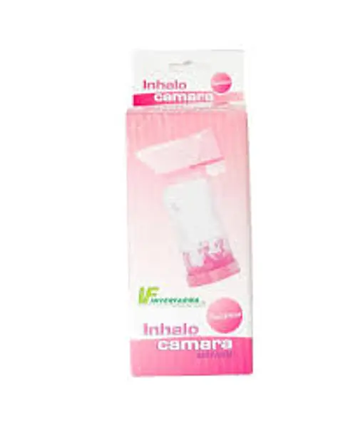 Inhalocámara Pediátrica Rosada Inverfarma