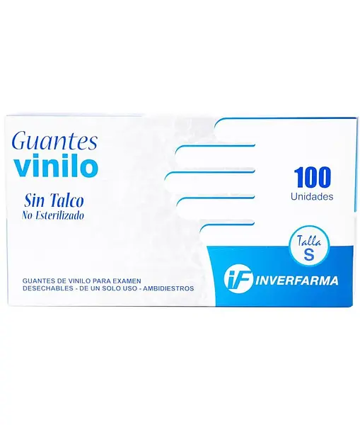 Guante Vinilo Transparente Inverfarma