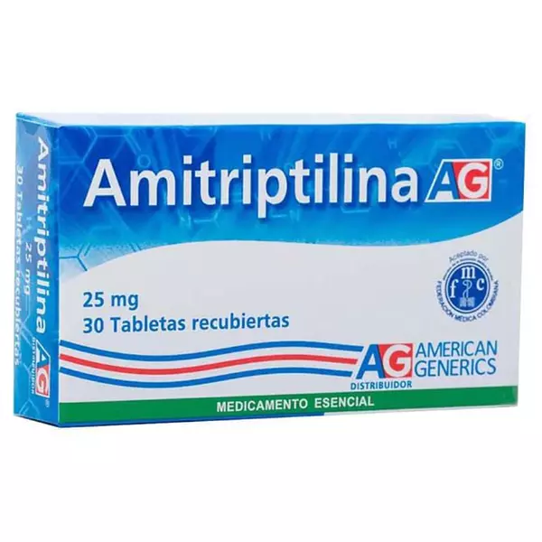 Amitriptilina 25 Mg Ag