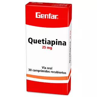 Quetiapina 25 Mg Gf