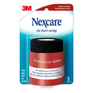 Venda Nexcare No Hurt Wrap Negro Coban