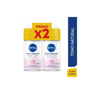 Oferta Antitranspirante Nivea Tono Natural Roll-On