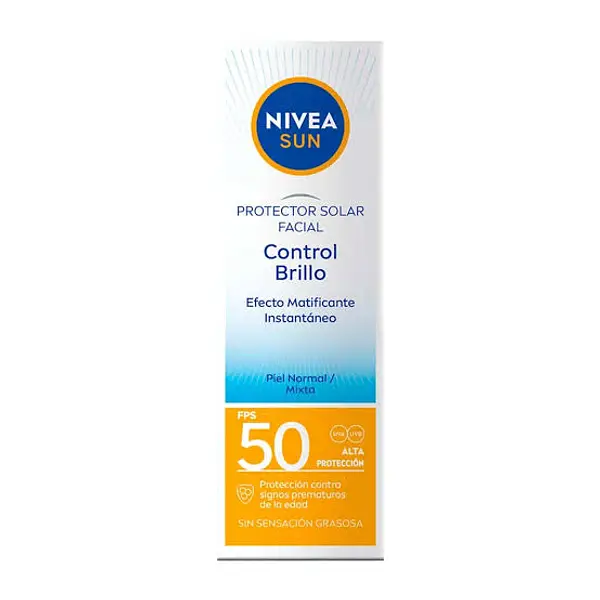 Protector Solar Nivea Sun Contro Brillo Spf 50+