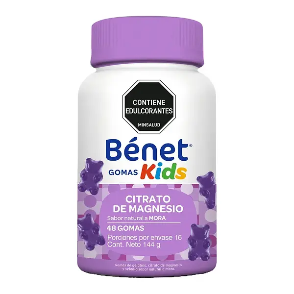 Gomas Benet Kids Citrato De Magnesio