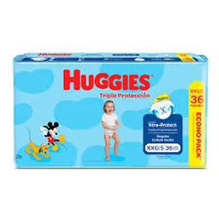 Pañales Huggies Triple Proteccion Etapa 5 Xxg