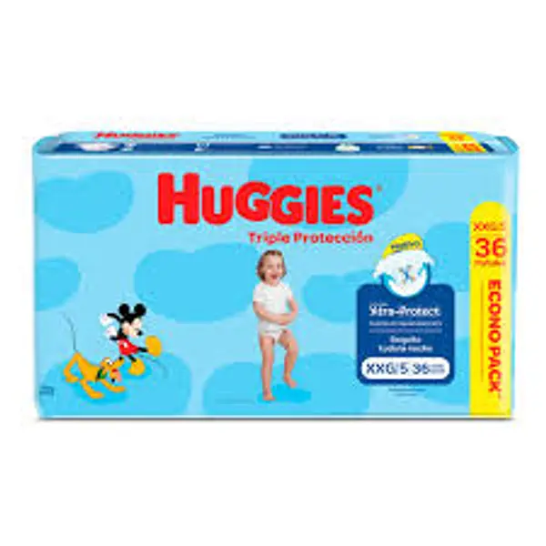 Pañales Huggies Triple Proteccion Etapa 5 Xxg