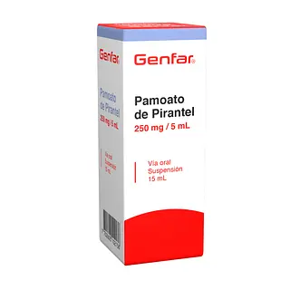 Pamoato Pirantel Suspensión 250 Mg/5 Ml