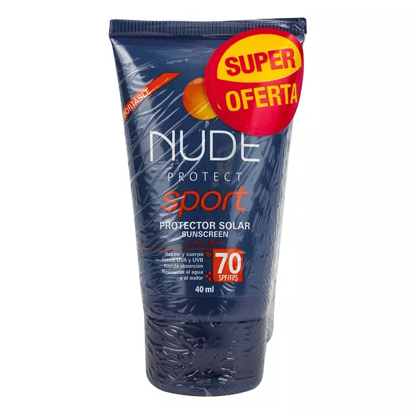 Protector Solar Nude Protect Sport Spf 70 Precio Especial