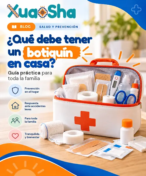¿Qué debe tener un botiquín en casa? Guía práctica