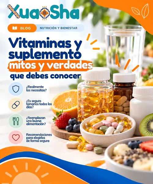 Vitaminas y suplementos: mitos y verdades que debes conocer