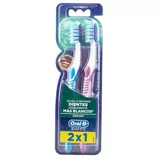 Cepillo Dental 2x1 Oral B 3d White