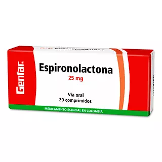 Espironolactona 25 Mg